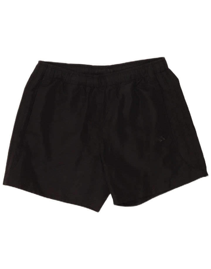 ADIDAS Short de sport Climalite pour hommes, grand, noir, polyester