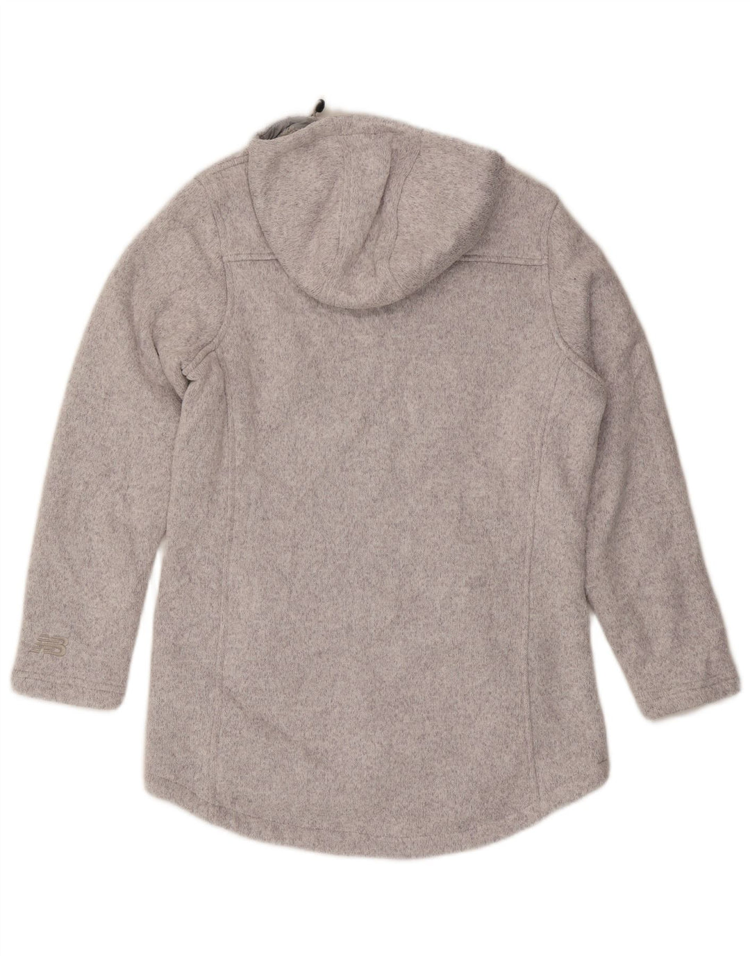 New Balance Pull à capuche zippé pour femme UK 14 Gris moyen Polyester