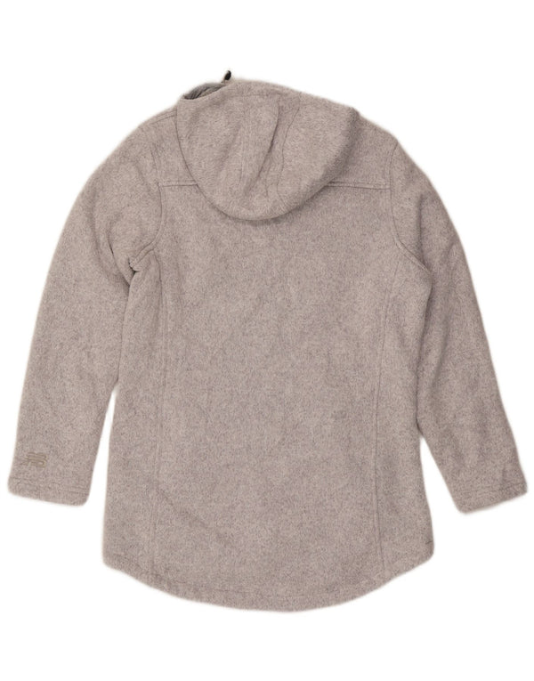 New Balance Pull à capuche zippé pour femme UK 14 Gris moyen Polyester