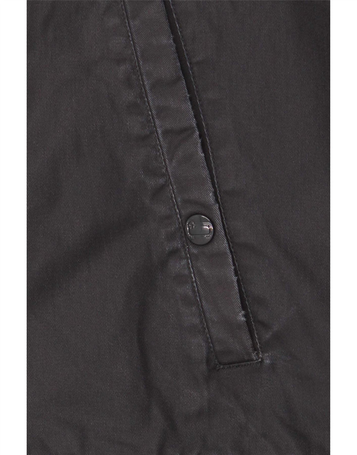Woolrich Parka à capuche pour homme UK 40 Large Bleu marine Coton