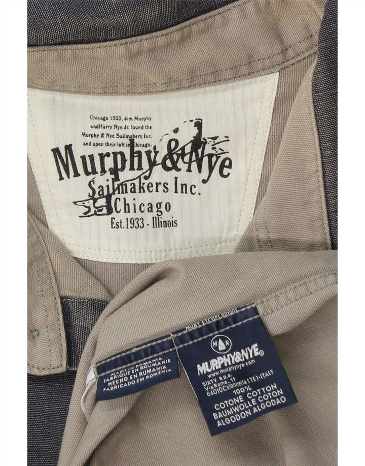 MURPHY & NYE Chemise Homme 2XL Gris Coton