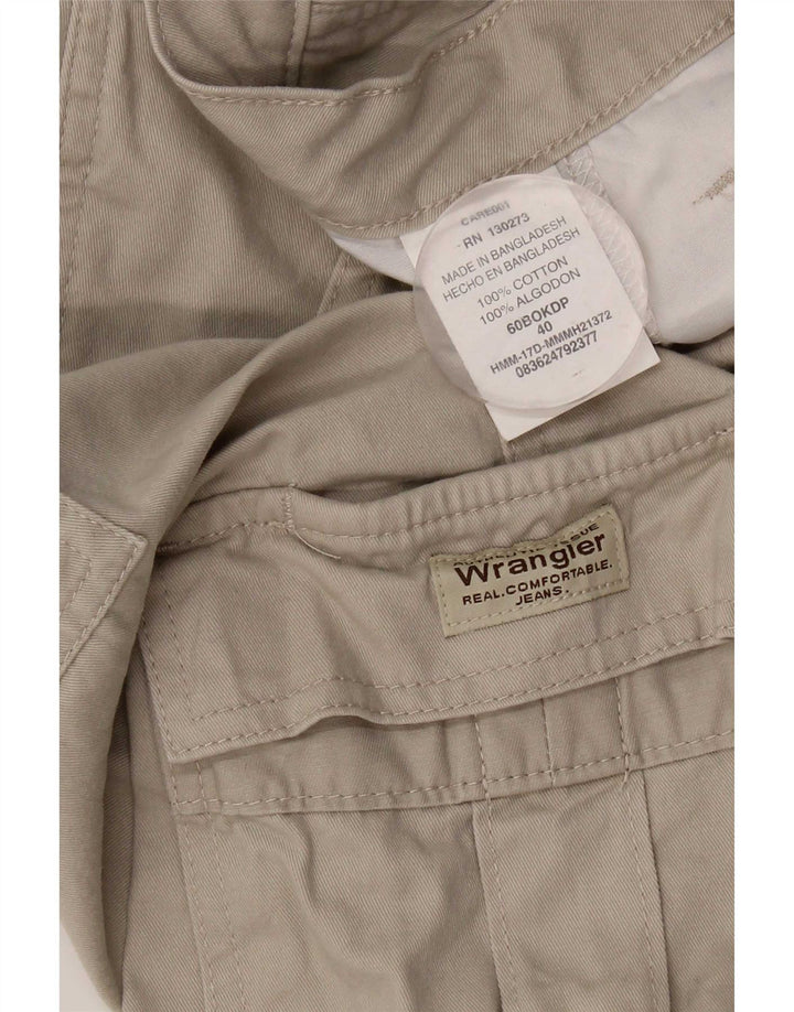 Wrangler Short Cargo Homme W40 XL Gris Coton