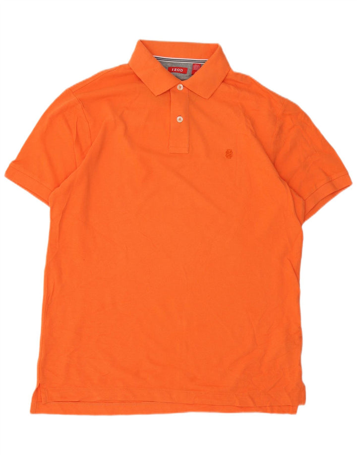 IZOD Polo Homme Orange Moyen Coton