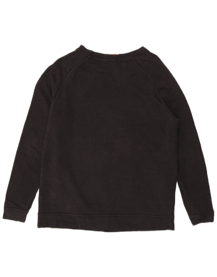 Nike Sweat-shirt graphique pour femme UK 14 Noir moyen