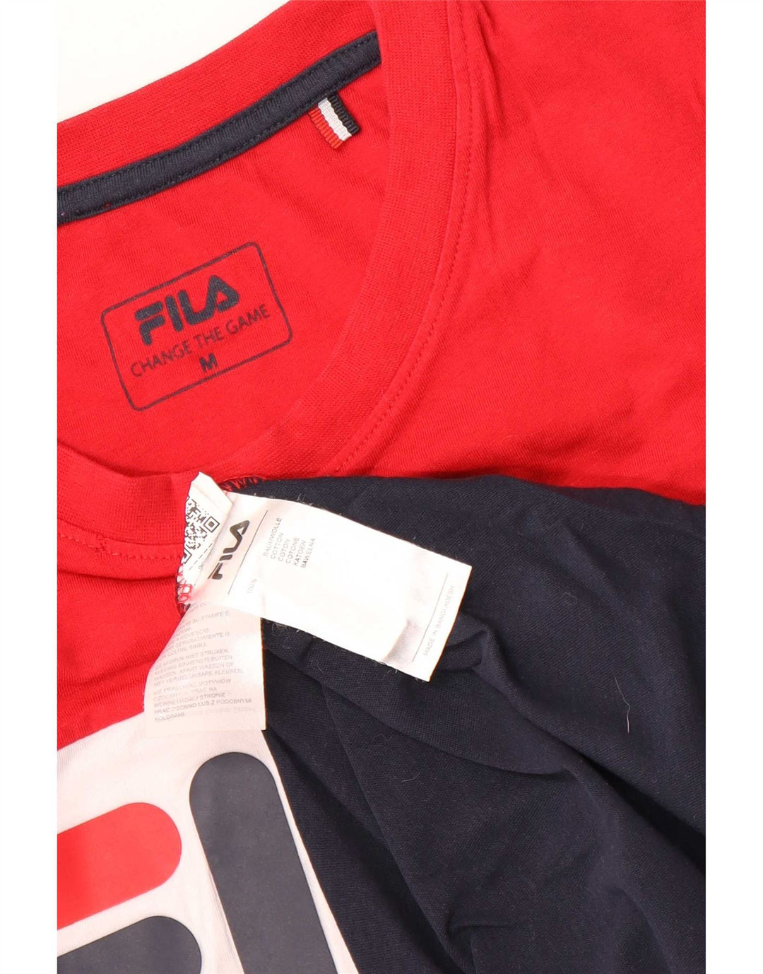 Fila T-Shirt Graphique Homme Multicolore Medium Coton Colorblock
