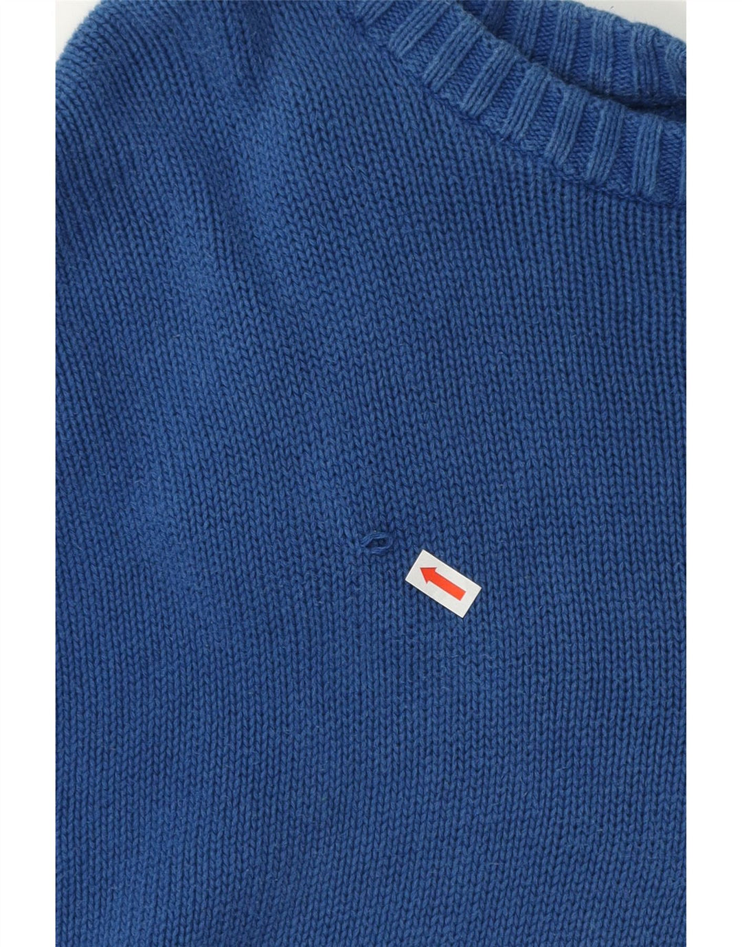 Chaps Pull à col rond pour homme en coton bleu 4XL