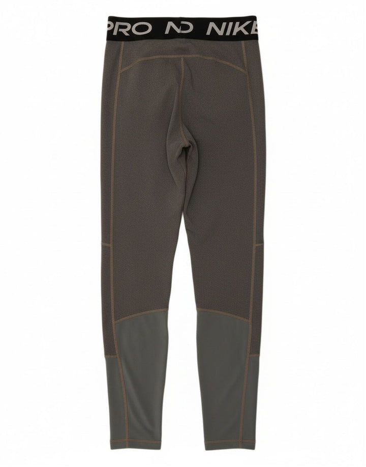 Legging Nike Fille Graphic 12-13 ans Large Gris Colorblock Polyester