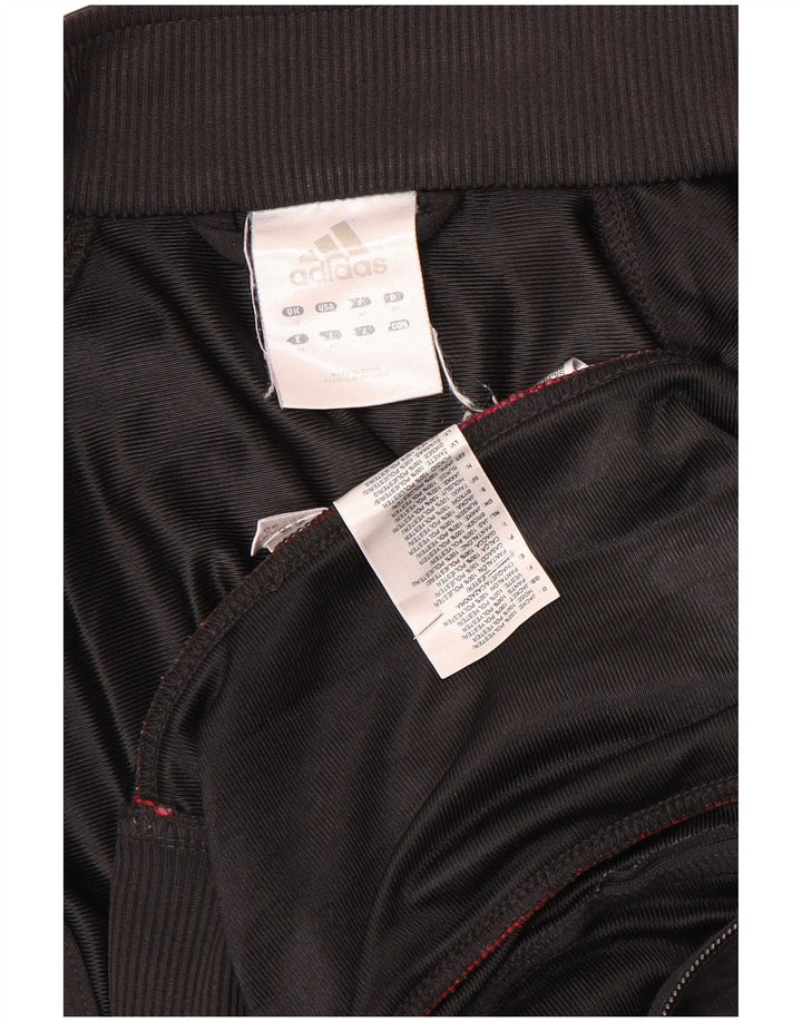 Adidas Veste de survêtement pour femme UK 12 Medium Noir Polyester