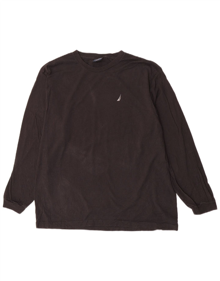 NAUTICA Haut Homme Manches Longues Grand Coton Noir