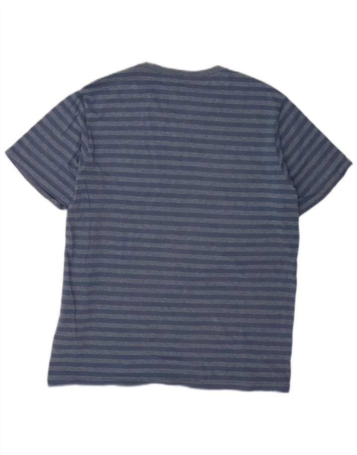 Levi's Tee-Shirt Standard Homme Bleu Large Coton Rayé