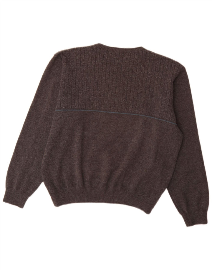 Marks & Spencer Pull col V pour homme en acrylique gris Taille L