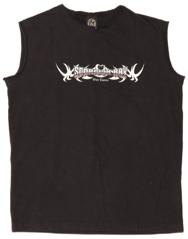 Scorpion Bay Débardeur graphique pour homme Large en coton noir