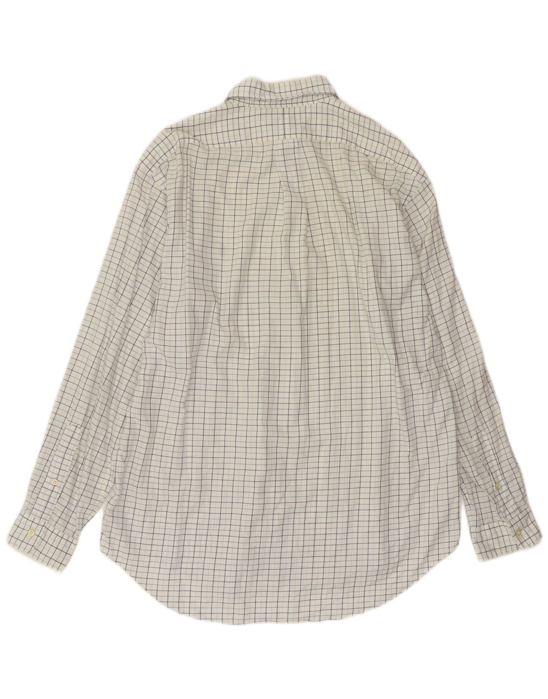 POLO RALPH LAUREN Chemise Yarmouth Homme Taille 16 Grand Coton à Carreaux Blanc