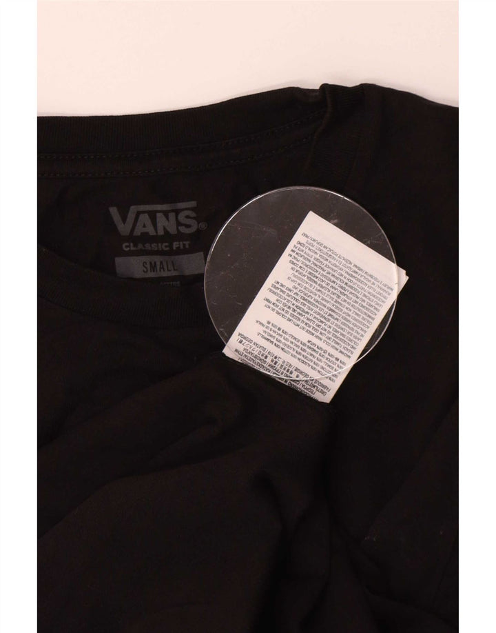 Vans T-shirt coupe classique pour hommes, petit, en coton noir