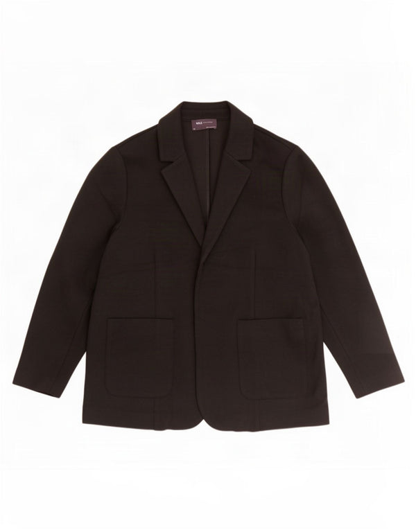 Marks & Spencer Veste Blazer Femme UK 20 2XL Noir Polyester
