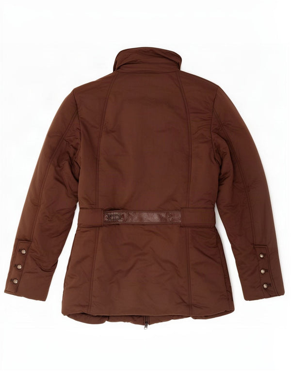 Trussardi Jeans Veste Rembourrée Femme IT 50 XL Marron Polyester