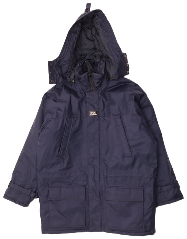 Helly Hansen Manteau matelassé surdimensionné à capuche pour homme UK 36 Small Bleu marine