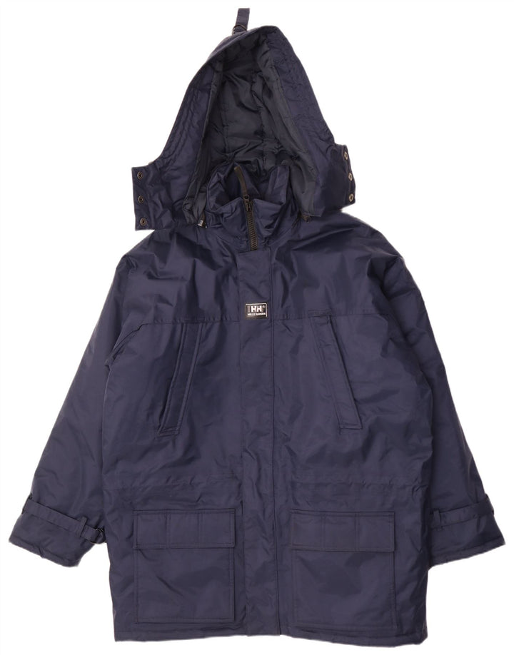 Helly Hansen Manteau matelassé surdimensionné à capuche pour homme UK 36 Small Bleu marine