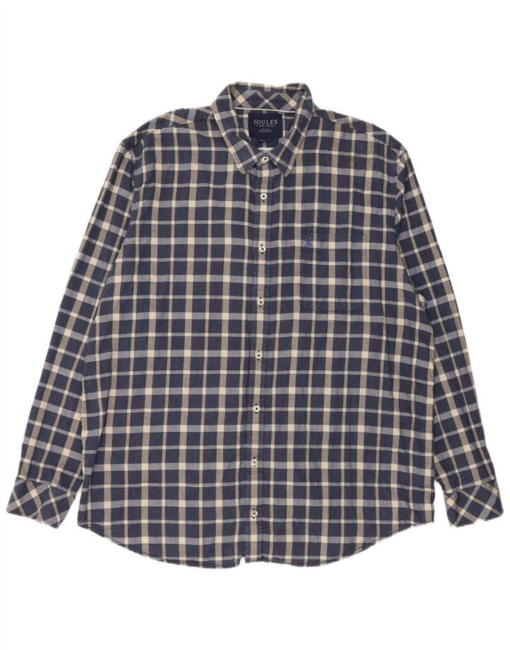 JOULES Chemise Homme 2XL Bleu Marine Carreaux Coton