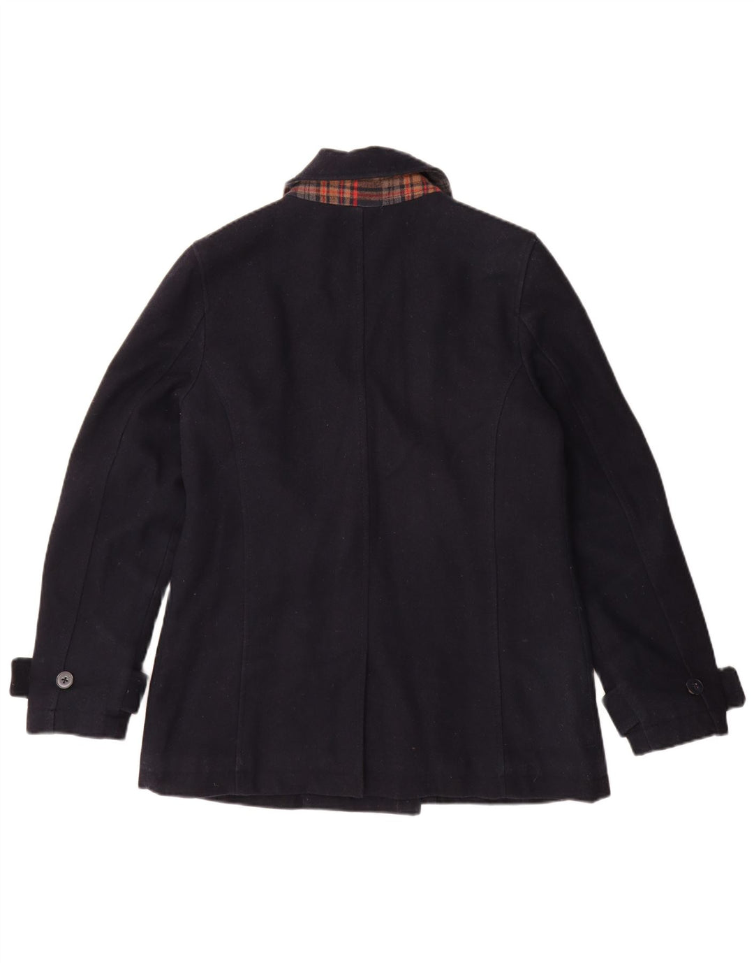 Crew Clothing Caban Femme UK 12 Laine Bleu Marine Moyen
