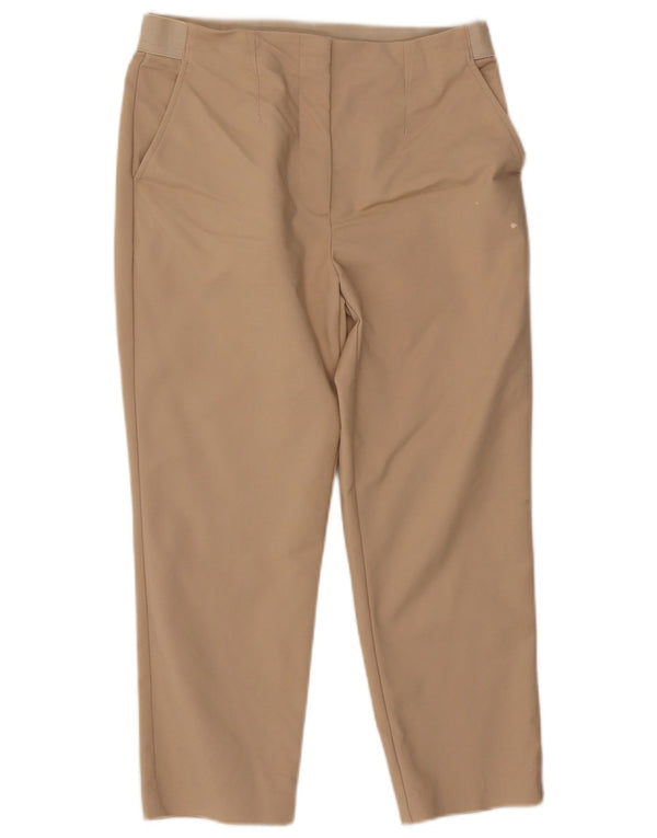 Marks & Spencer Pantalon court pour femme UK 12 Medium W30 L23 Coton beige