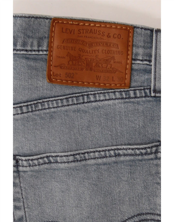 LEVI'S Mens 502 Tapered Jeans W32 L27 Blue Cotton Vintage Levi's and Second-Hand Levi's from Messina Hembry 