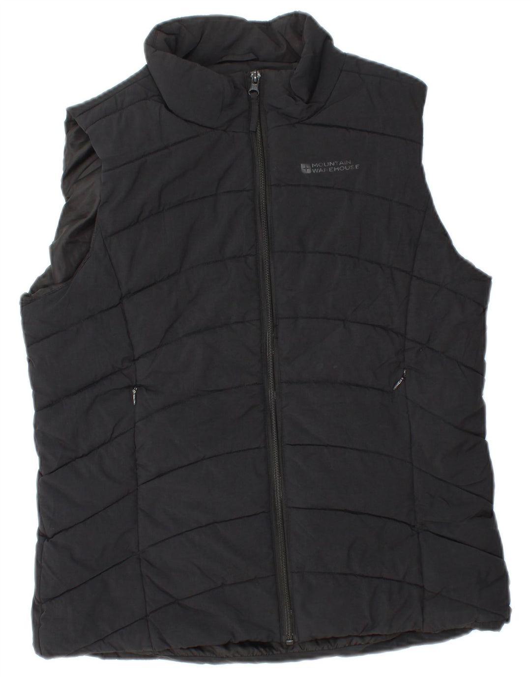 MOUNTAIN WAREHOUSE Gilet rembourré graphique pour femme UK 14 Nylon noir moyen
