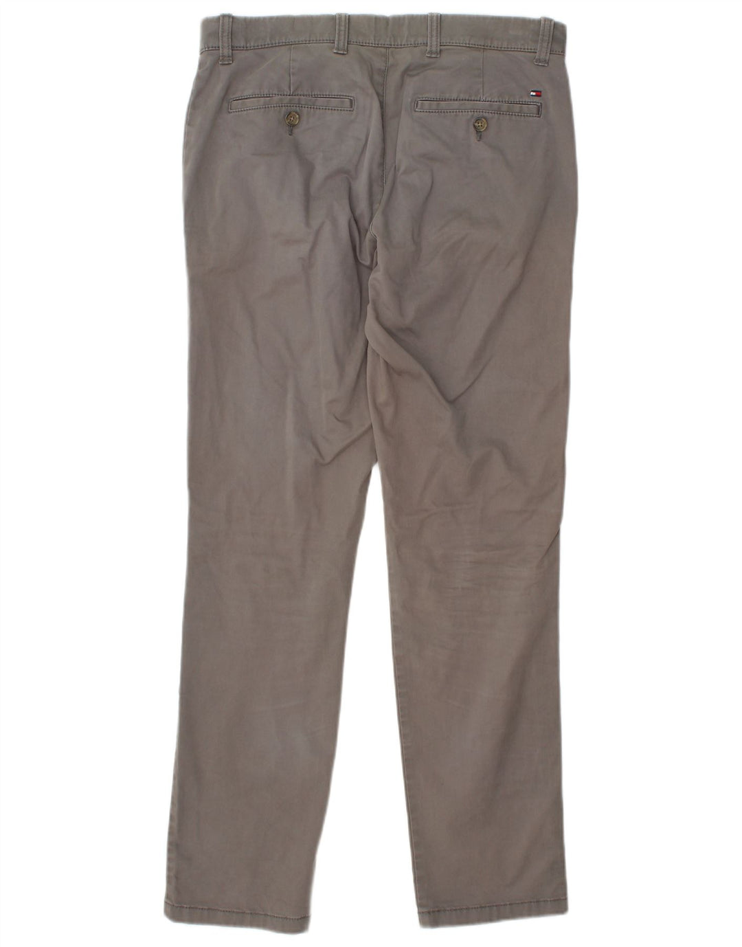 TOMMY HILFIGER Pantalon Chino Etroite Slim Fit Homme W31 L32 Gris Coton