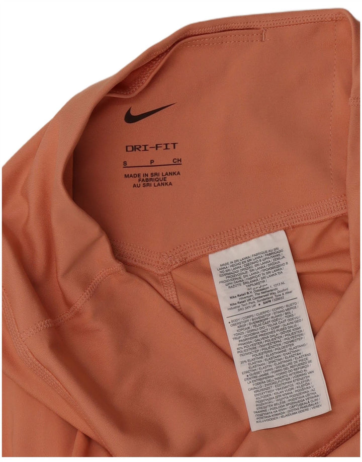 Nike Legging graphique Dri Fit pour femme UK 8 Small Orange Polyester