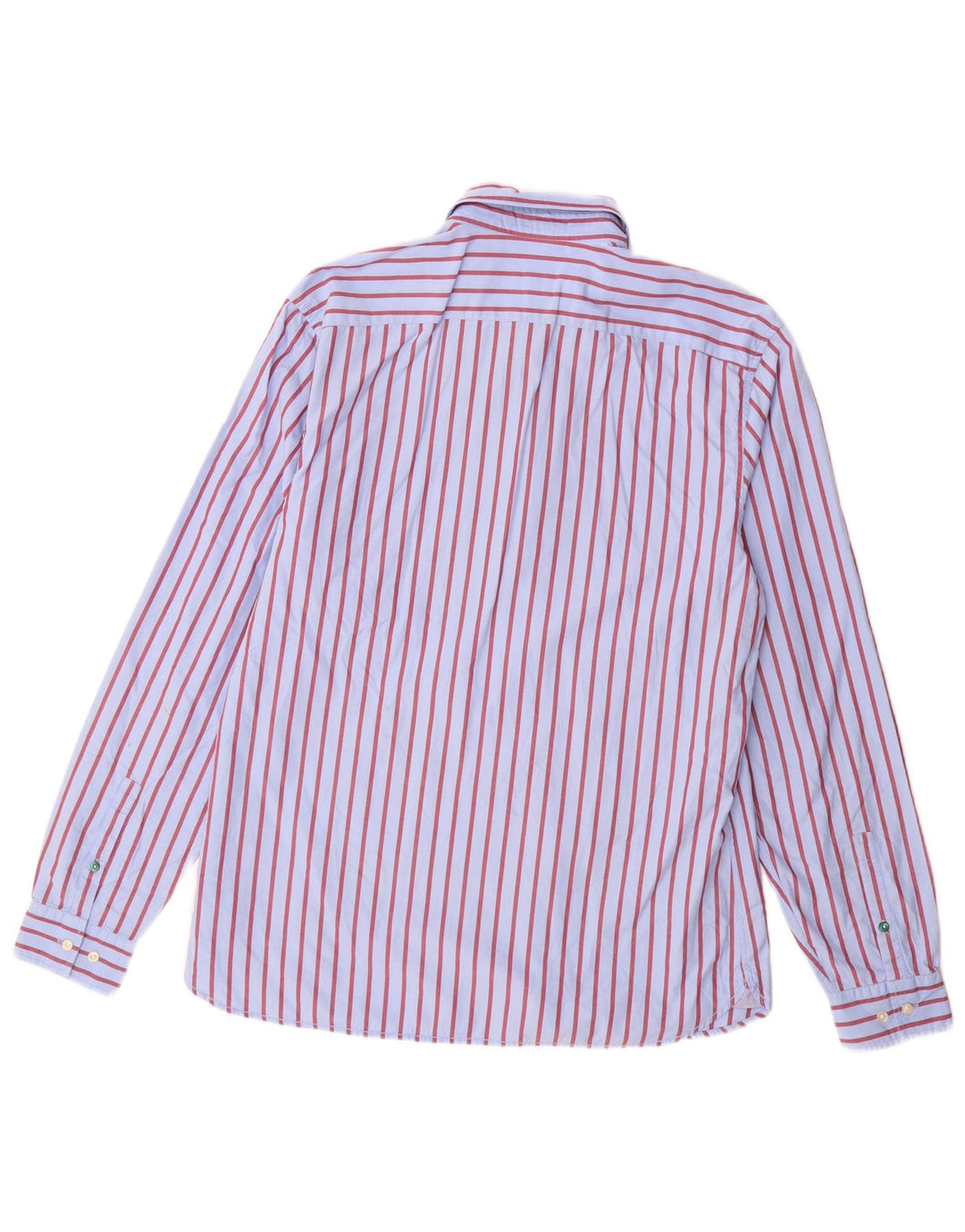 Lacoste Chemise homme Taille 41 Grand coton à fines rayures bleues