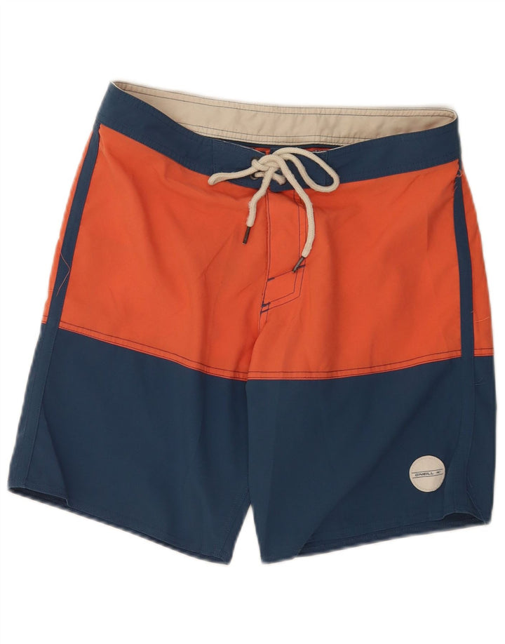 O'Neill Short de bain pour homme en polyester color block orange moyen