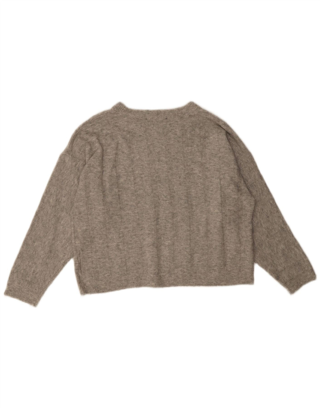 Marks & Spencer Pull à col rond pour femme UK 12 Gris moyen moucheté
