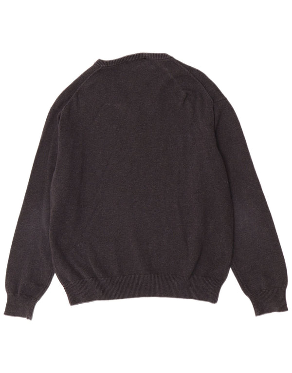 Gant Pull col V Homme Grand Gris Coton