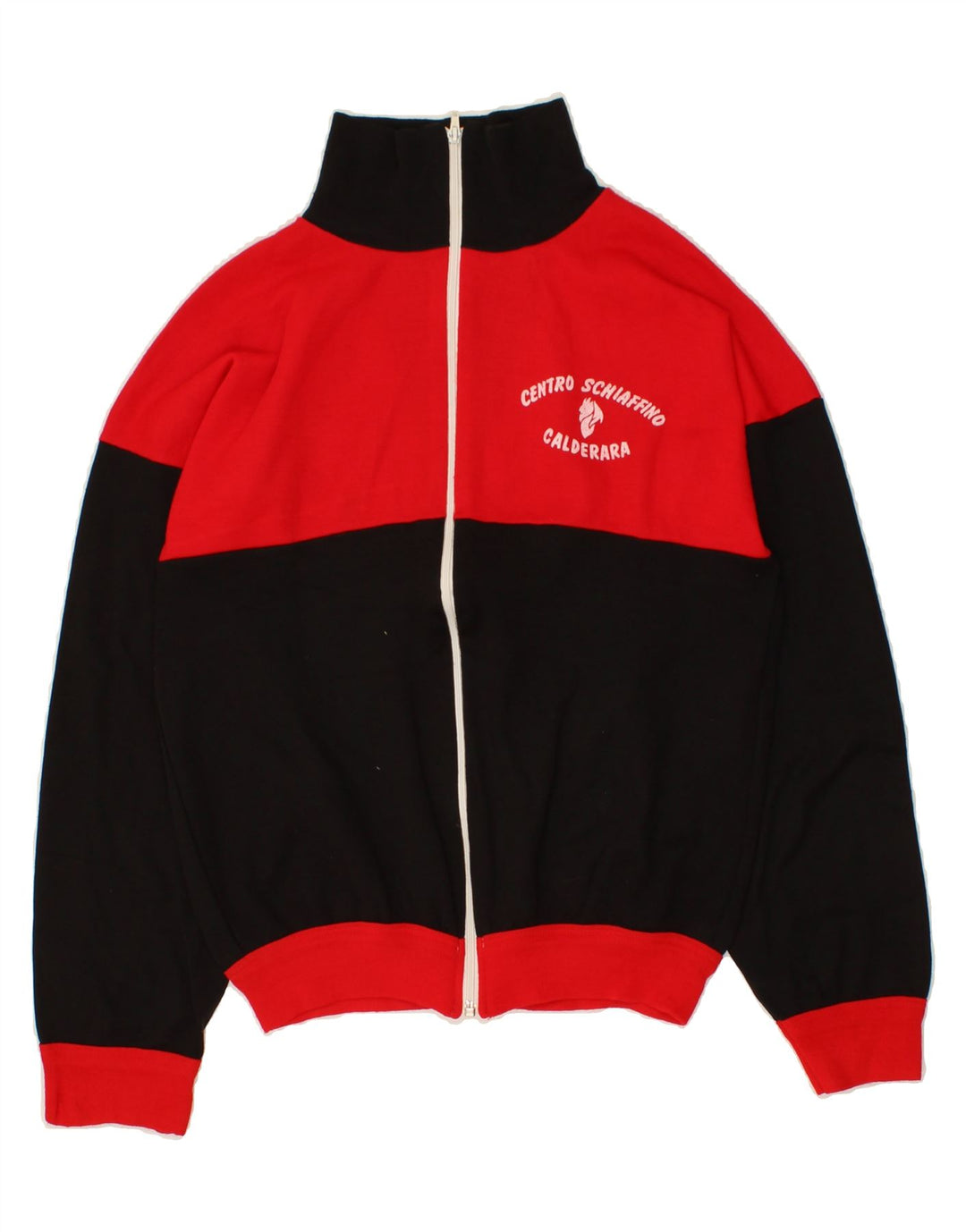 VINTAGE Veste de survêtement pour homme Rouge moyen Colourblock