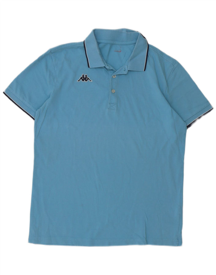 Kappa Polo Homme Bleu Moyen Coton