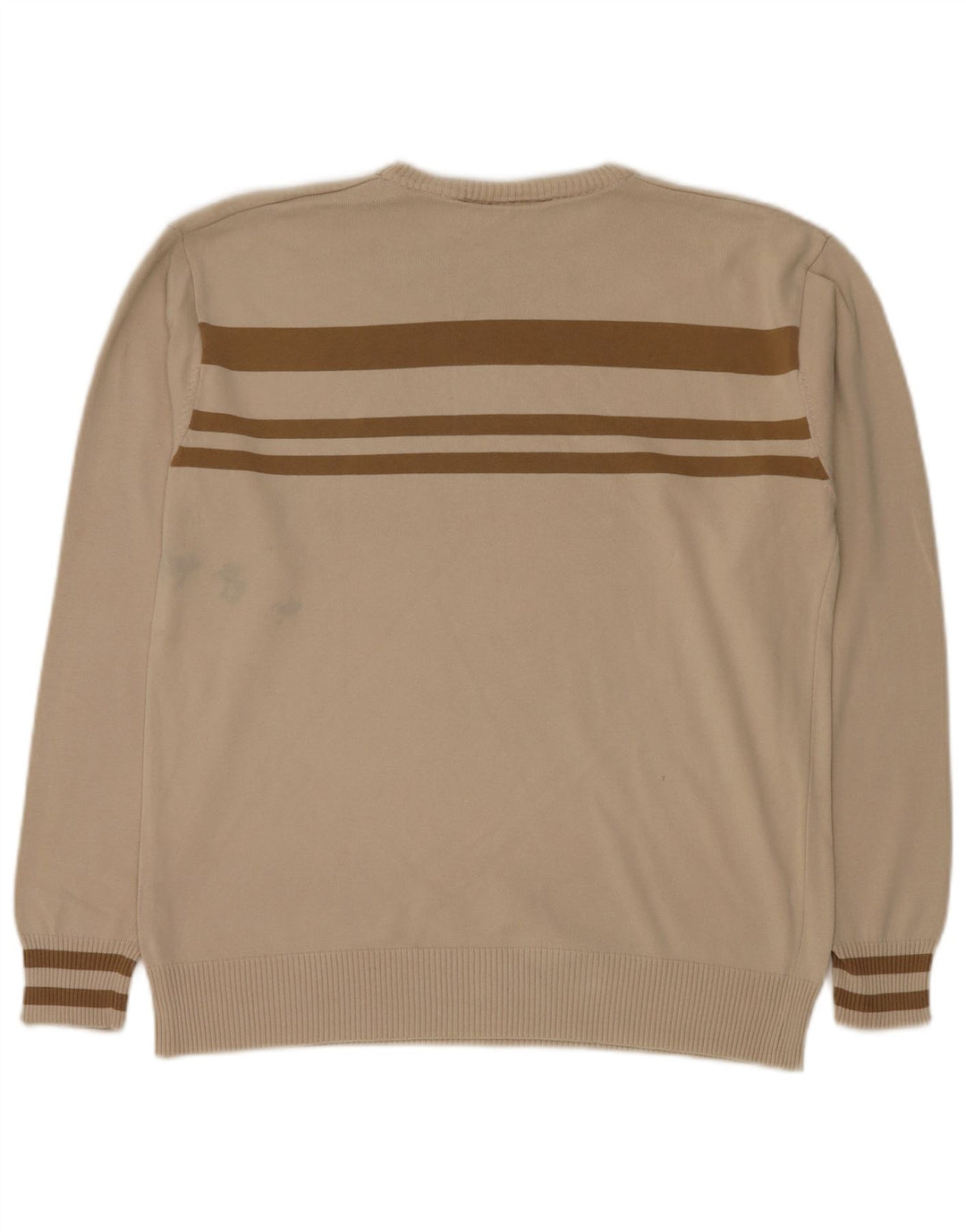Angelo Litrico Pull col rond pour homme 2XL Beige Argyle/Diamant