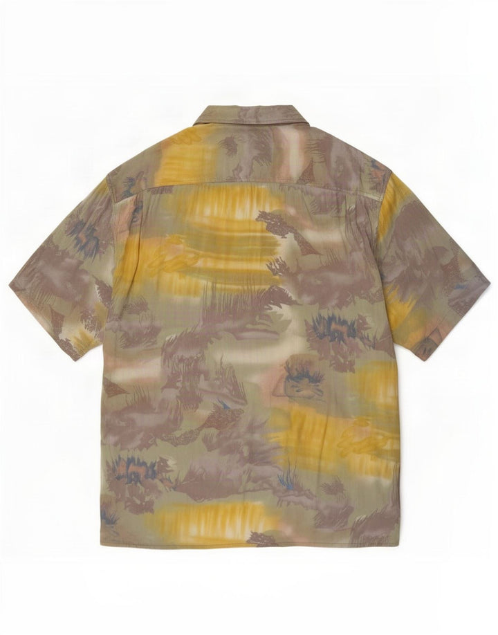 Mauro Ferrini Chemise à motif abstrait pour homme Taille 43/44 XL Multicolore