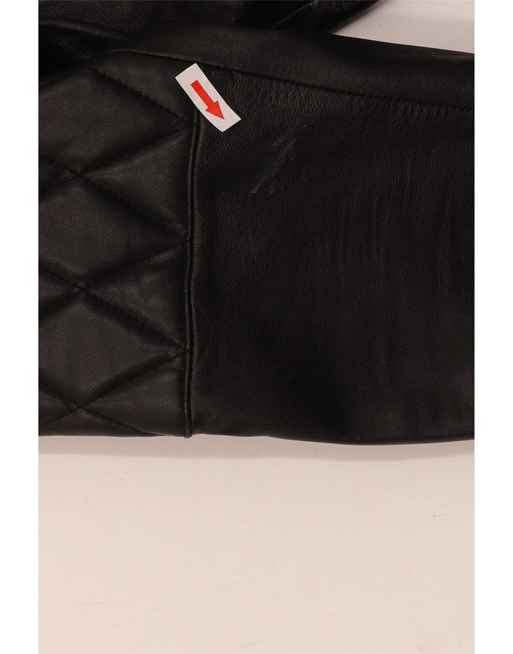Bertanni Veste de motard en cuir pour homme UK 38 Medium Noir