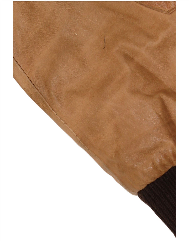 Bata Veste en cuir à capuche pour homme IT 50 Large Cuir Beige