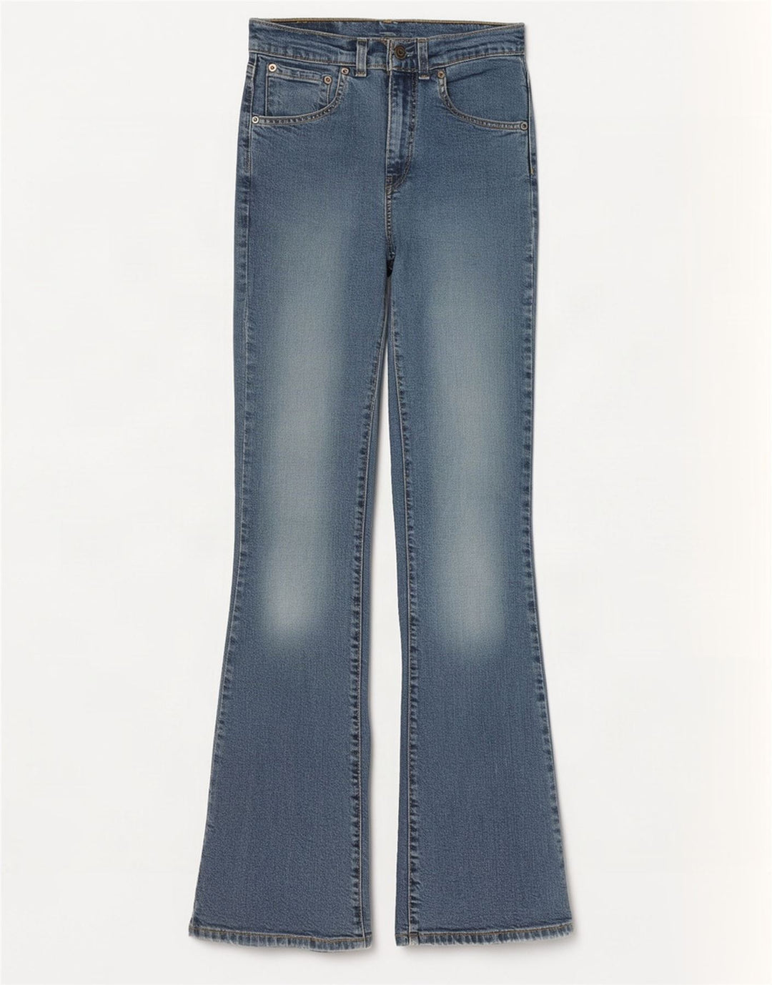 Levi's Jean évasé 525 Femme W28 L34 Bleu Coton