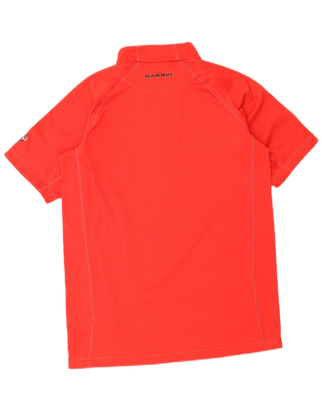 Mammut T-Shirt Col Zippé Homme XL Rouge Polyester