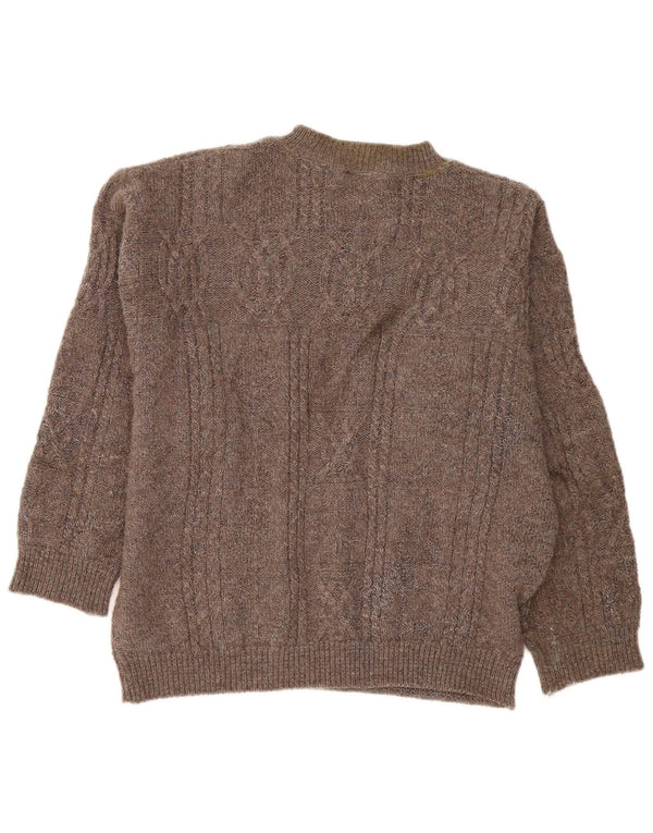 Daniel Hechter Pull col rond pour homme XL Marron