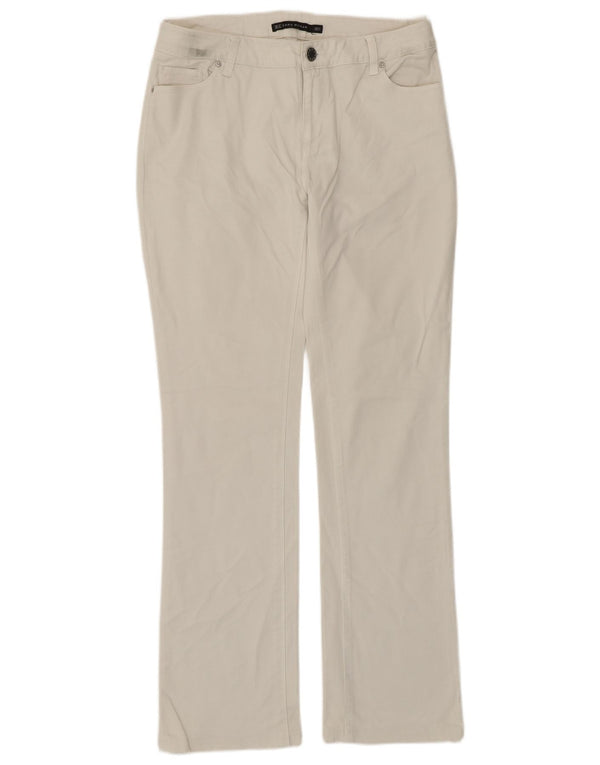 Zara Jean droit femme EU 40 Medium W30 L30 coton blanc