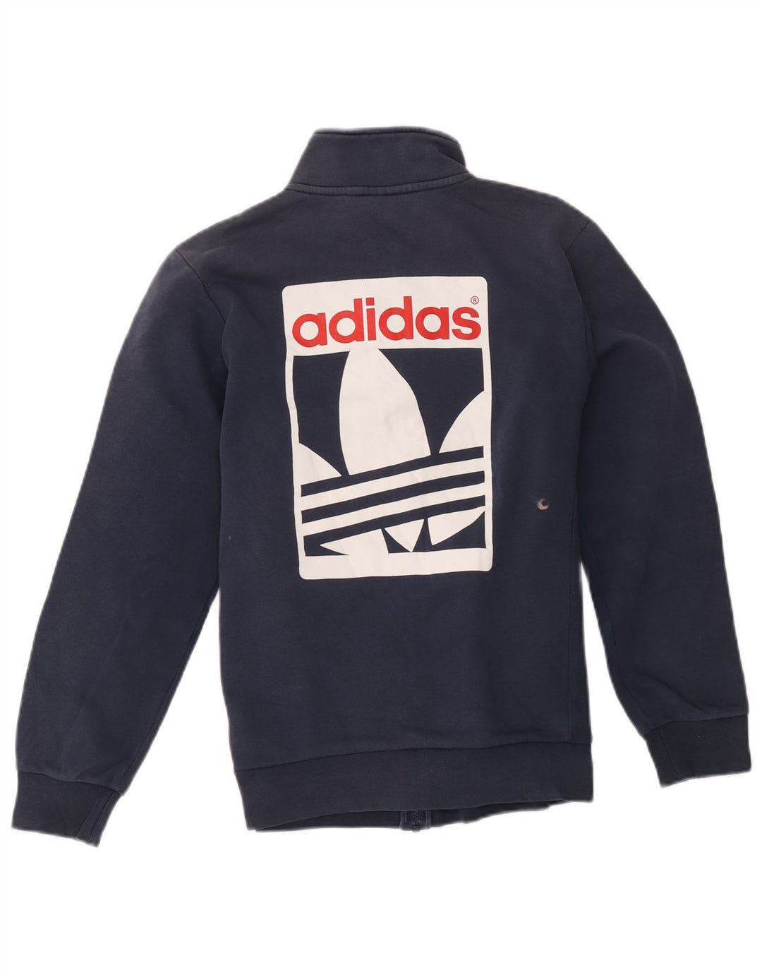 Adidas Veste de survêtement graphique pour homme Petit coton bleu marine