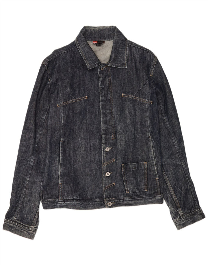 Diesel Veste en Jean Homme UK 42 XL Bleu Marine Coton