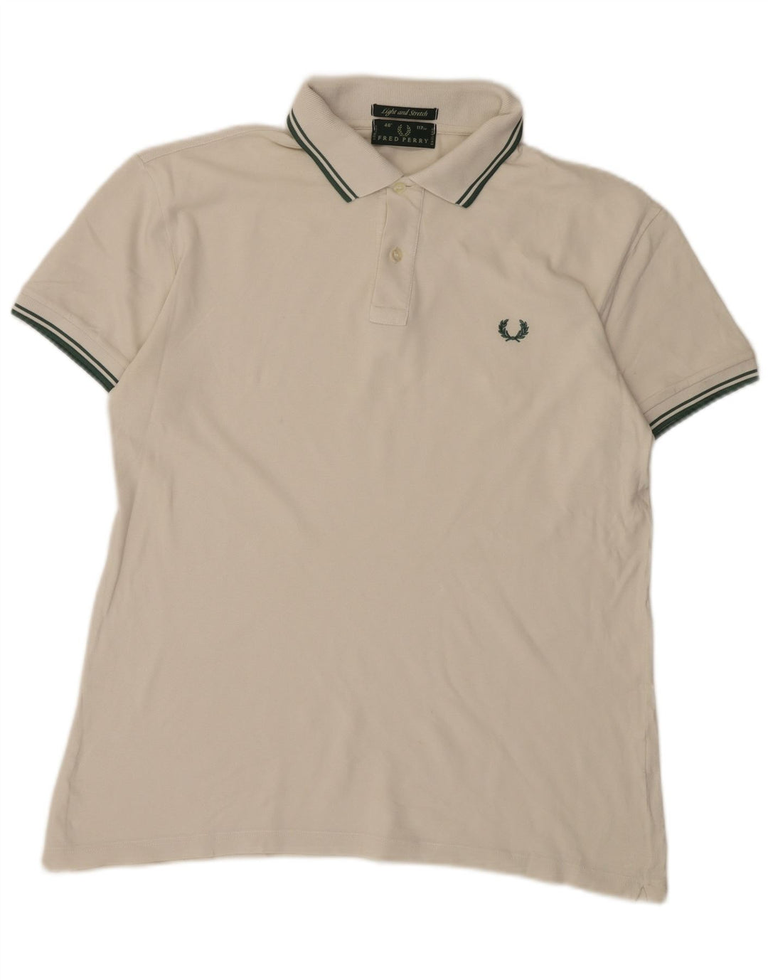 Fred Perry Polo léger et extensible pour homme Blanc Taille L