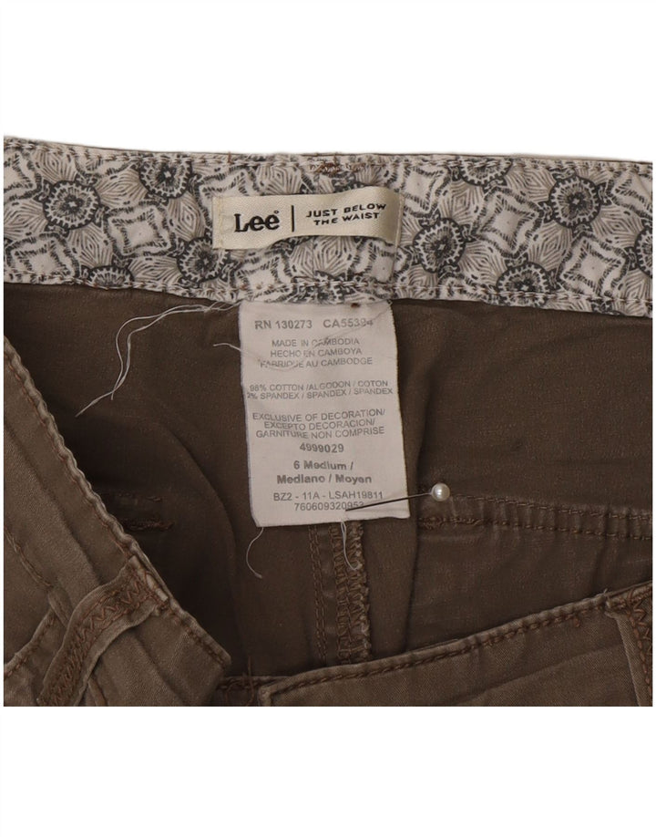 Lee Pantalon Capri Cargo Femme US 6 Medium W30 L20 Coton Kaki