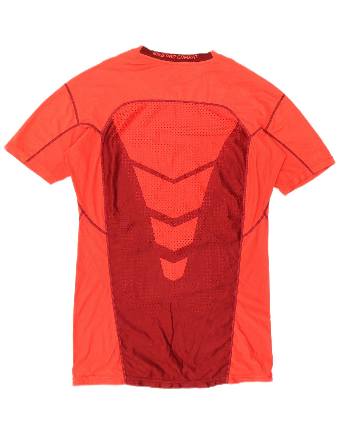 Nike Hommes Dri Fit T-Shirt Haut Large Rouge Colorblock