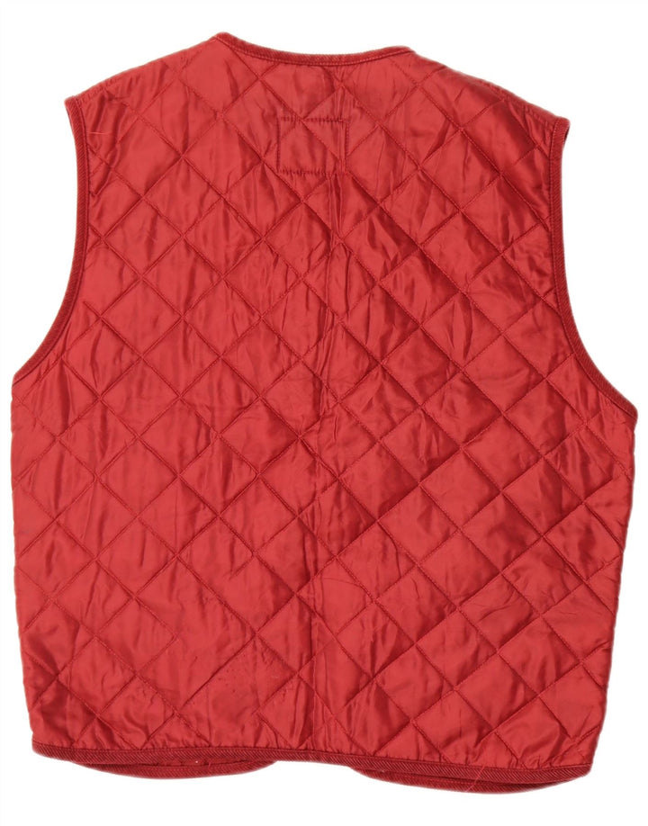 North Pole Gilet matelassé pour homme UK 38 Medium Rouge Nylon