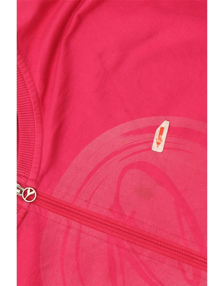 Diadora Veste de survêtement surdimensionnée graphique pour femme UK 16 Large Rose